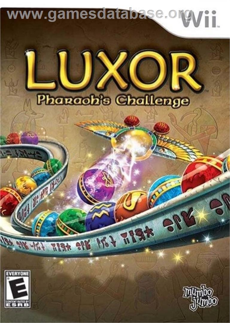 Luxor Pharaoh's Challenge - Nintendo Wii - Artwork - Box