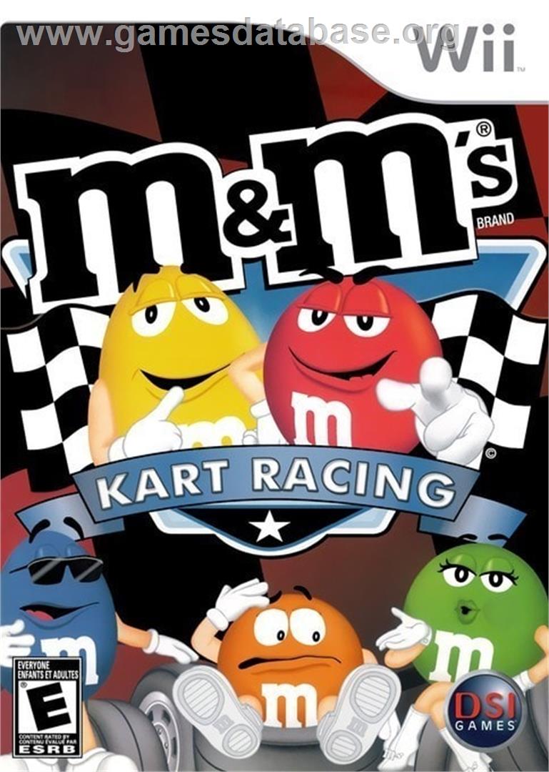 M And M's - Kart Racing - Nintendo Wii - Artwork - Box