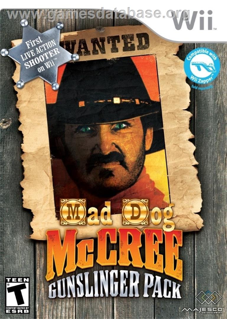Mad Dog Mccree - Gunslinger Pack - Nintendo Wii - Artwork - Box