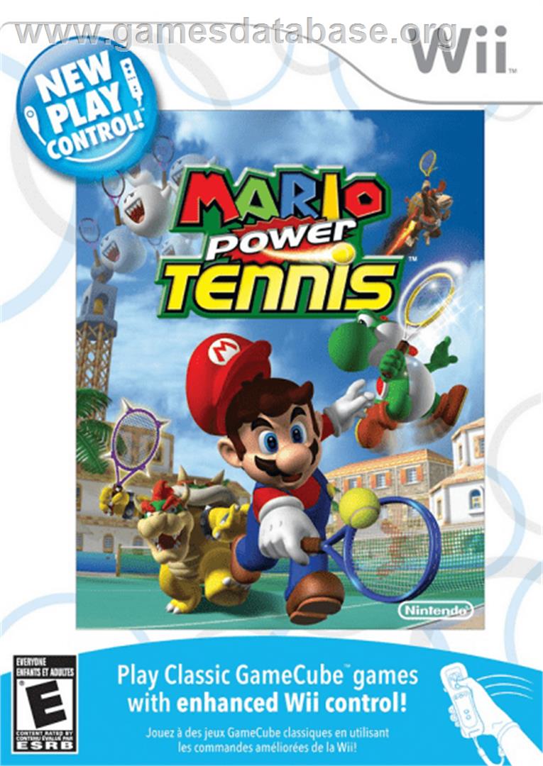 Mario Power Tennis - Nintendo Wii - Artwork - Box