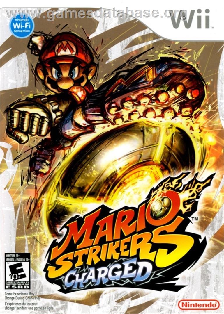 Mario Strikers Charged Football - Nintendo Wii - Artwork - Box