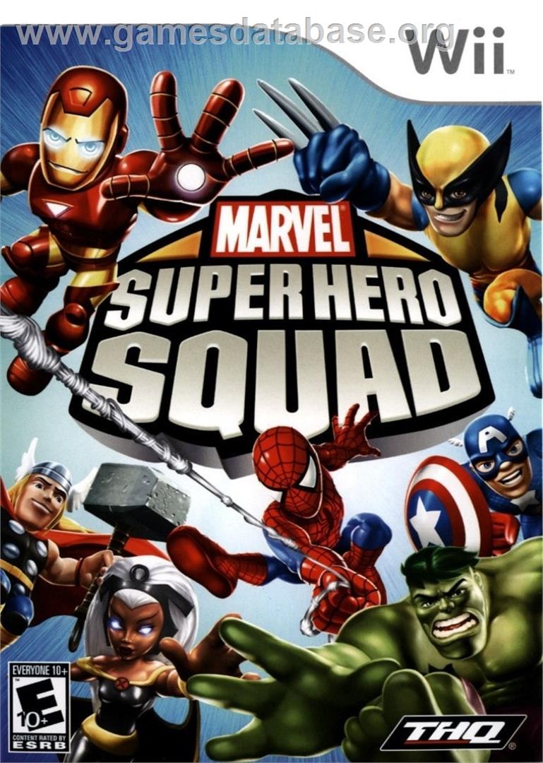 Marvel Super Hero Squad - Nintendo Wii - Artwork - Box