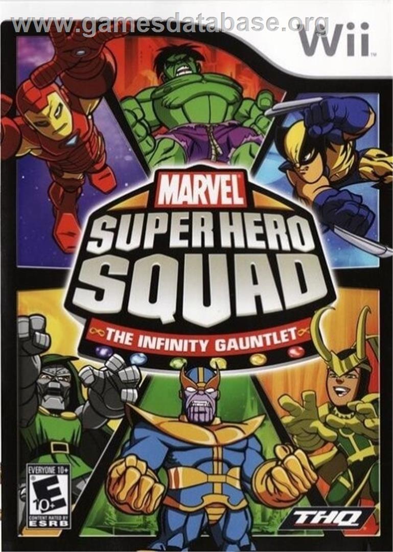 Marvel Super Hero Squad - Le Gant De L'infini - Nintendo Wii - Artwork - Box