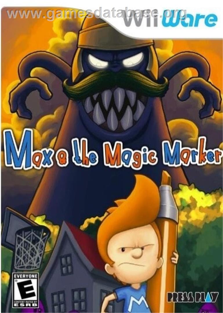Max And The Magic Marker - Nintendo Wii - Artwork - Box