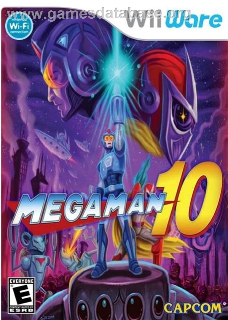 Mega Man 10 - Nintendo Wii - Artwork - Box