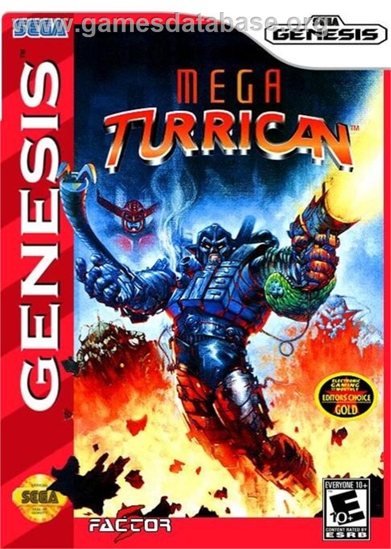 Mega Turrican (SMD) - Nintendo Wii - Artwork - Box