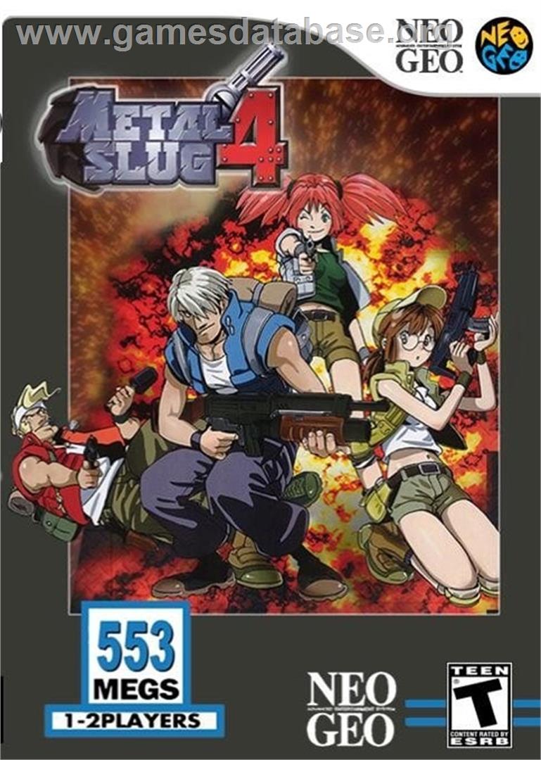 Metal Slug 4 (NG) - Nintendo Wii - Artwork - Box