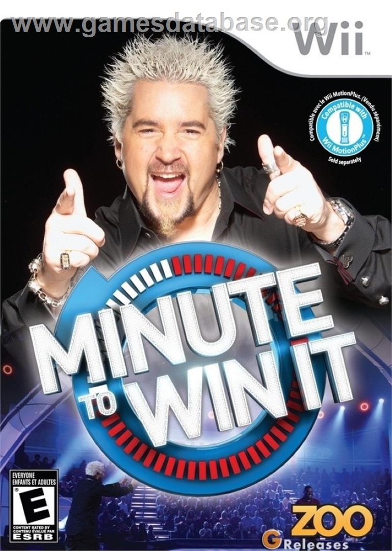 Minute to Win It - Nintendo Wii - Artwork - Box