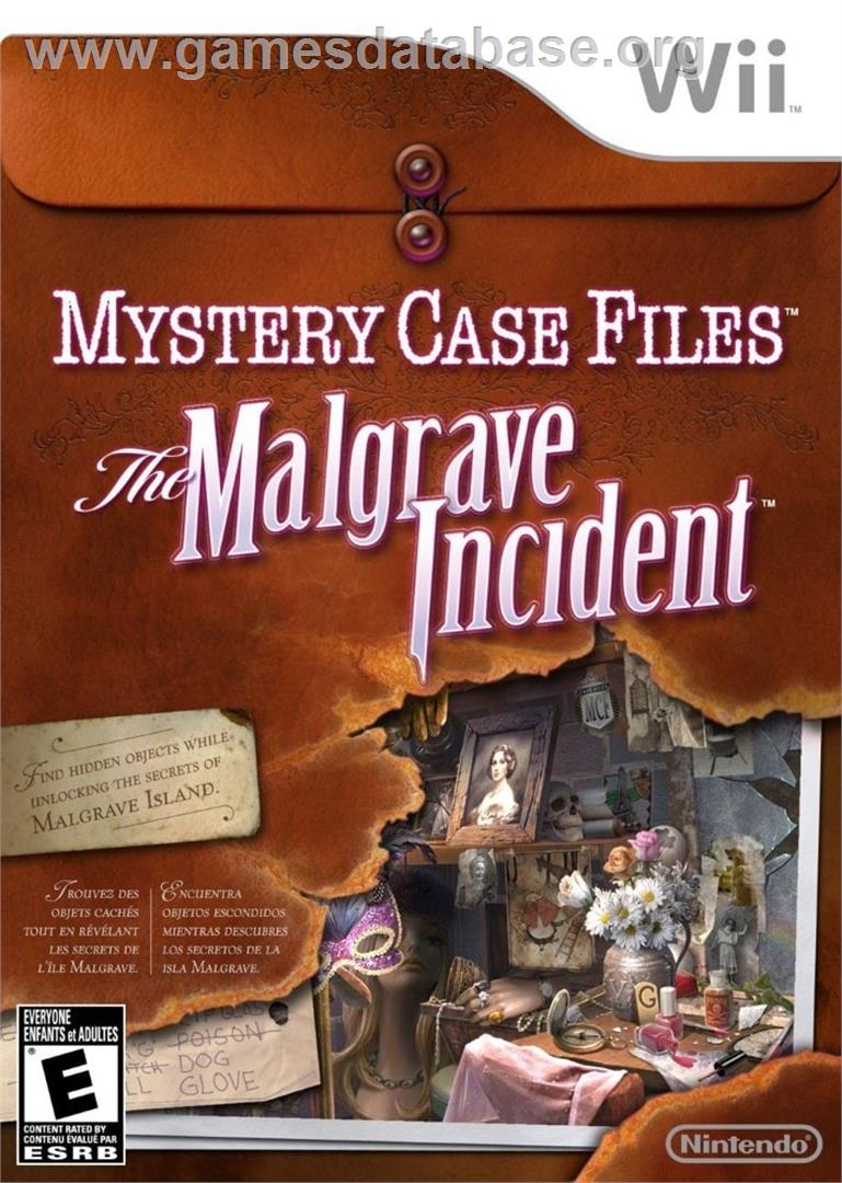 Mystery Case Files - The Malgrave Incident - Nintendo Wii - Artwork - Box