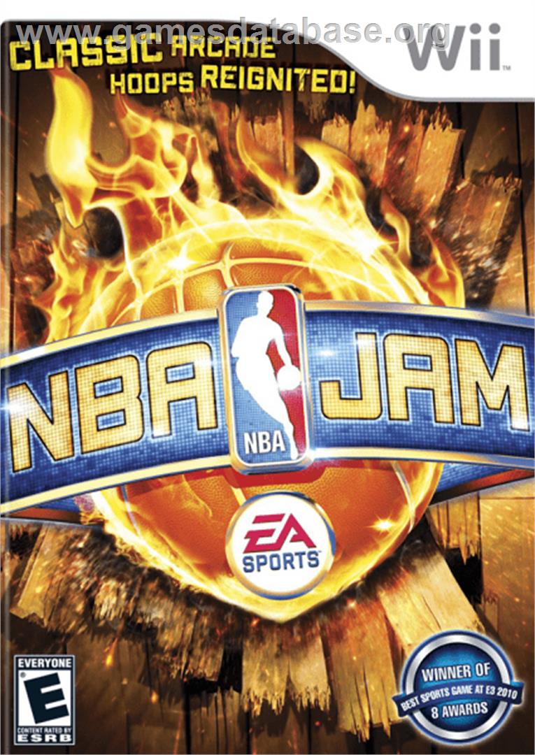 NBA Jam - Nintendo Wii - Artwork - Box