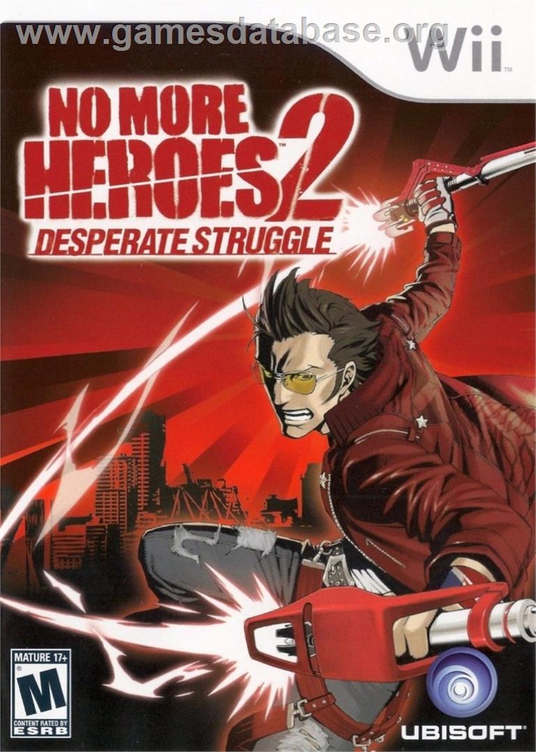 No More Heroes 2 - Desperate Struggle - Nintendo Wii - Artwork - Box