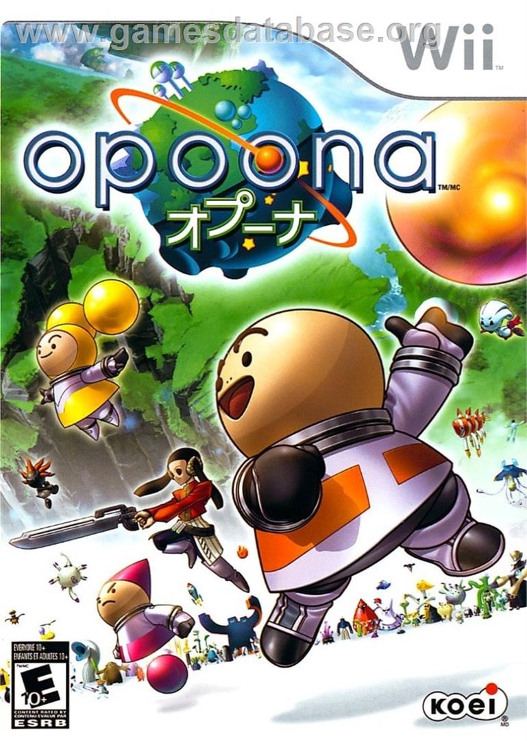 Opoona - Nintendo Wii - Artwork - Box