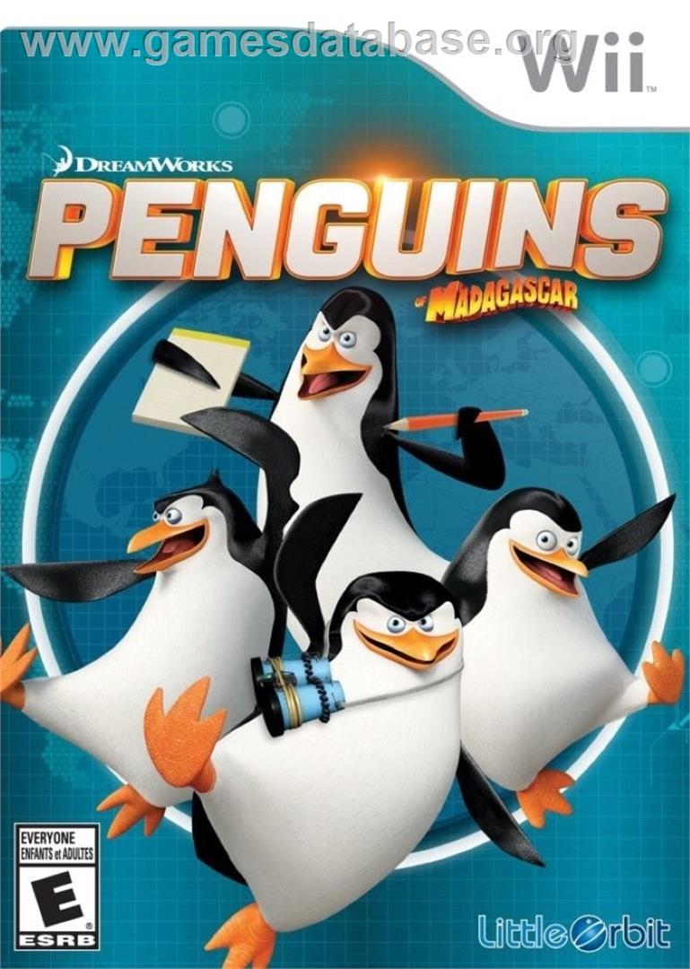 Pingouins De Madagascar - Le Docteur Blowhole Est De Retour, Les - Nintendo Wii - Artwork - Box