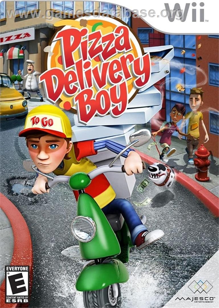 Pizza Delivery Boy - Nintendo Wii - Artwork - Box