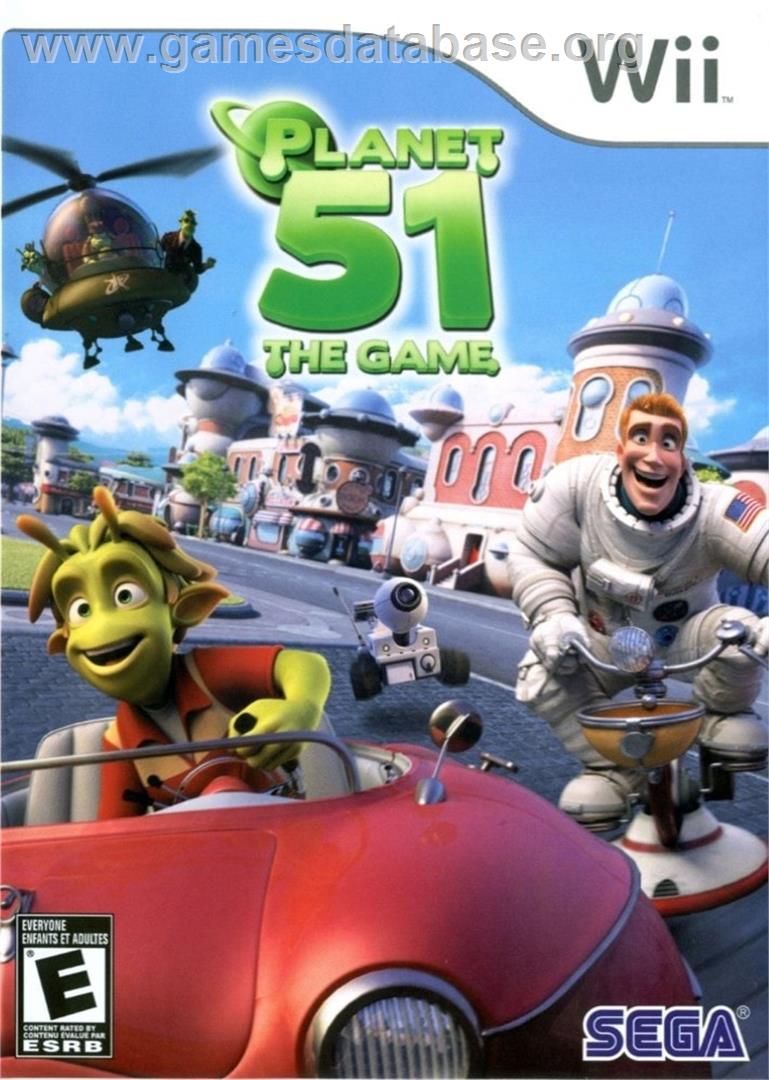 Planète 51 - Nintendo Wii - Artwork - Box