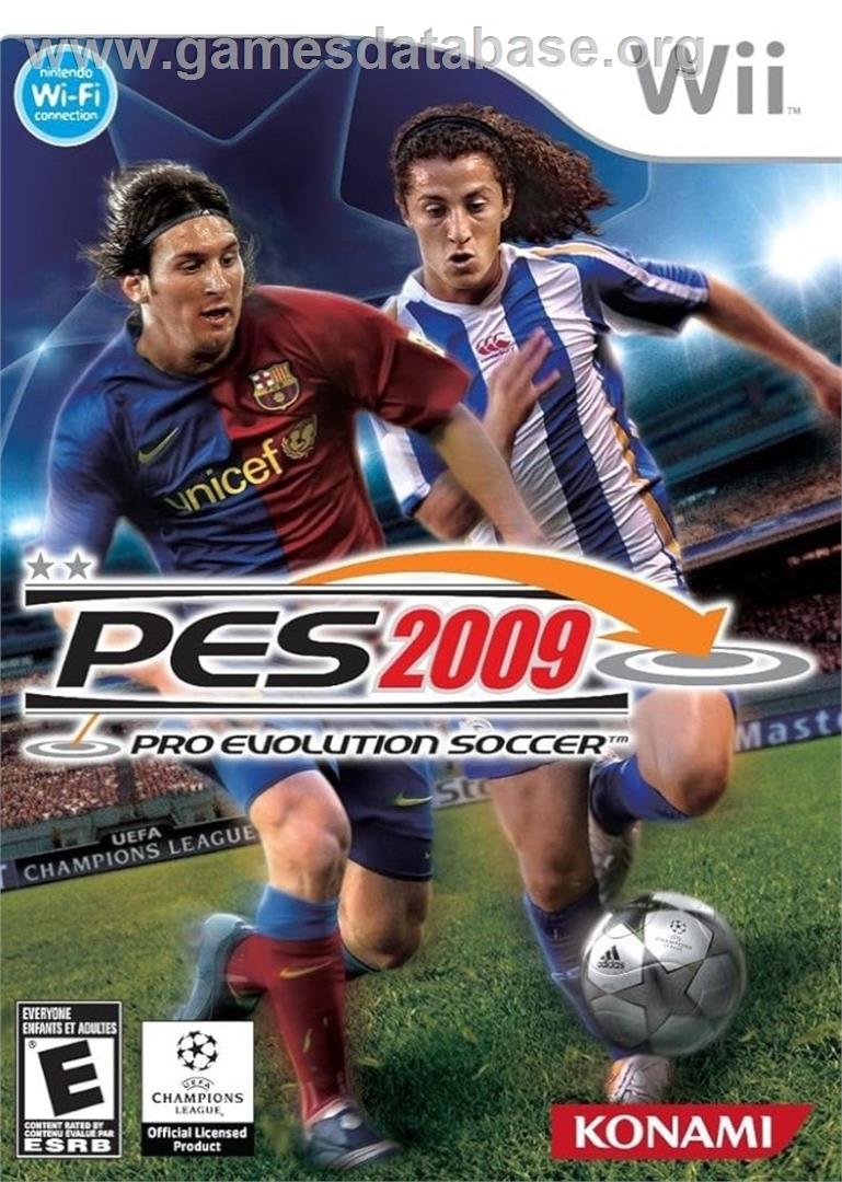 Pro Evolution Soccer 2009 - Nintendo Wii - Artwork - Box
