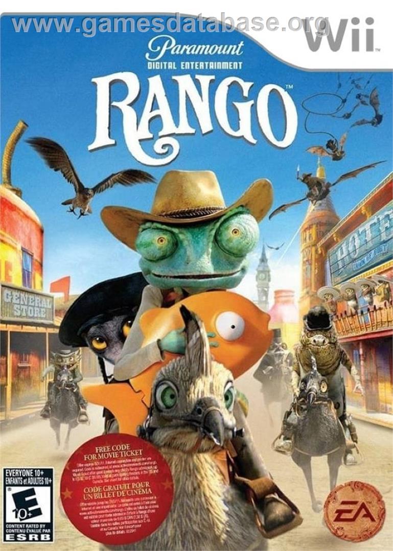 Rango - Nintendo Wii - Artwork - Box