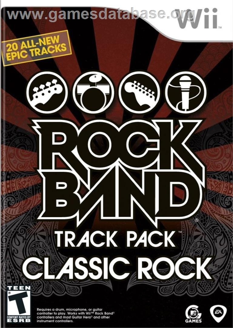 Rock Band - Classic Rock Track Pack - Nintendo Wii - Artwork - Box