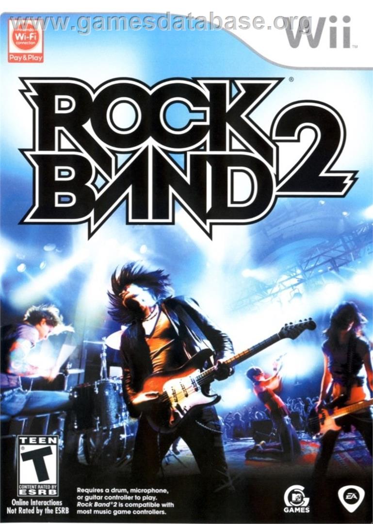 Rock Band 2 - Nintendo Wii - Artwork - Box