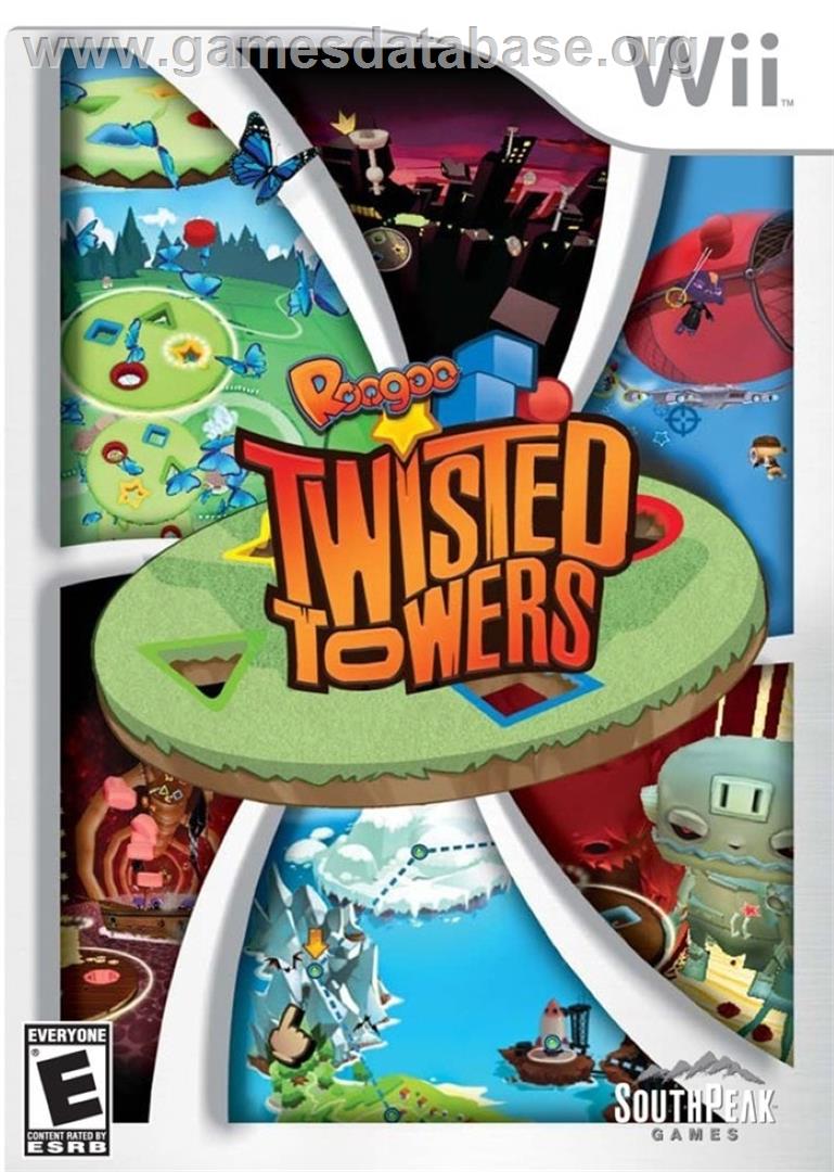 Roogoo Twisted Towers! - Nintendo Wii - Artwork - Box