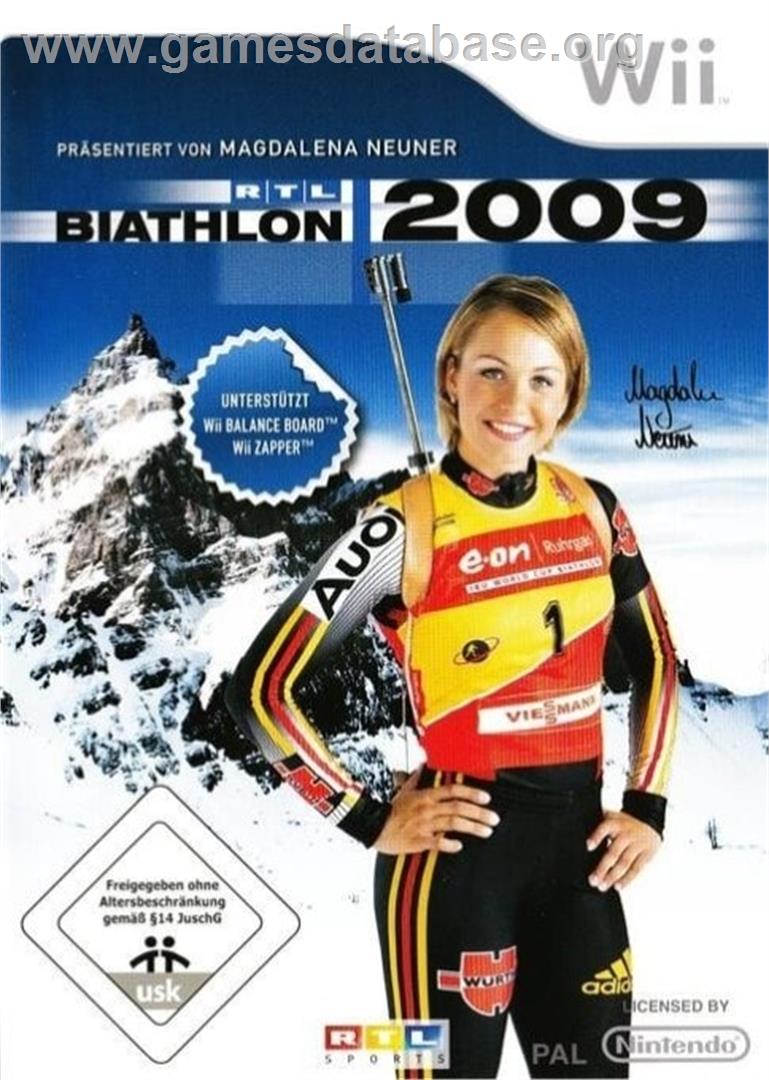 Rtl Biathlon 2009 - Nintendo Wii - Artwork - Box