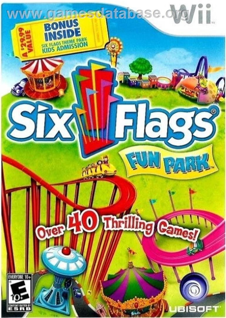 Six Flags Fun Park - Nintendo Wii - Artwork - Box