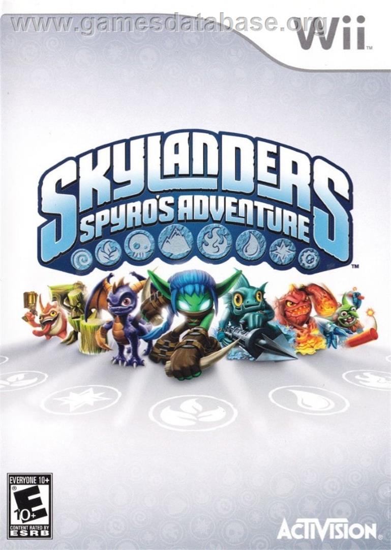 Skylanders - Spyro's Adventure - Nintendo Wii - Artwork - Box