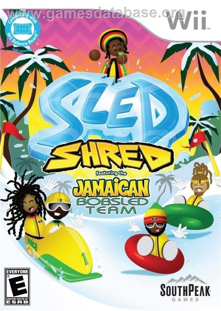 Sled Shred - Nintendo Wii - Artwork - Box