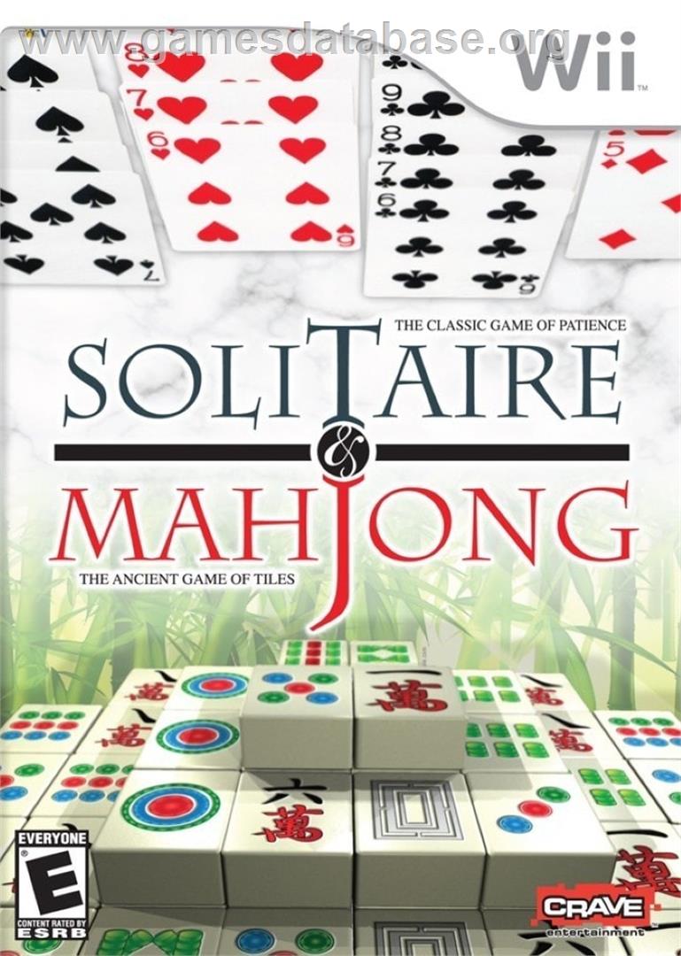 Solitaire & Mahjong - Nintendo Wii - Artwork - Box