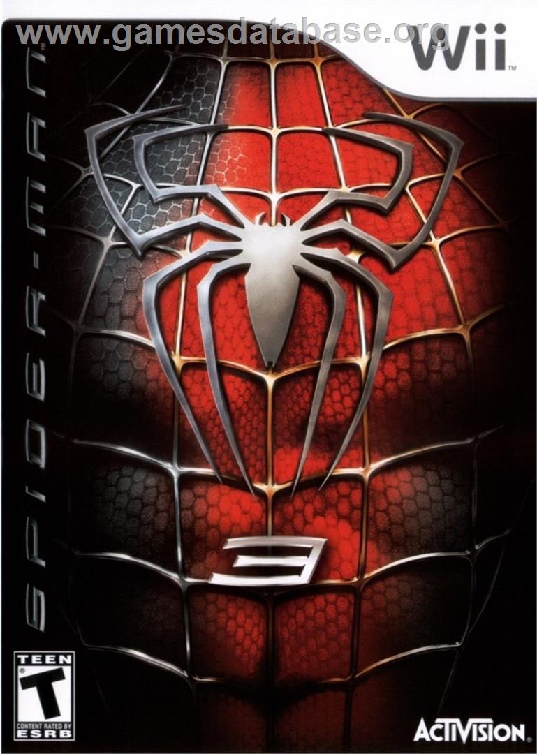 Spider-man 3 - Nintendo Wii - Artwork - Box