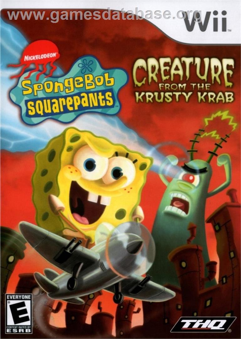 SpongeBob SquarePants - Creature from the Krusty Krab - Nintendo Wii - Artwork - Box