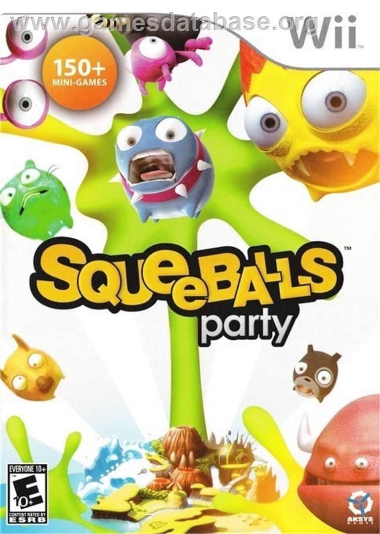 Squeeballs Party - Nintendo Wii - Artwork - Box