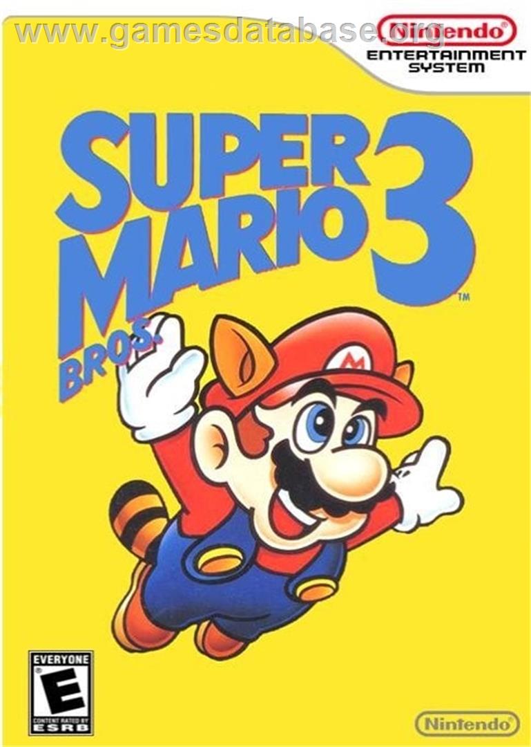 Super Mario Bros. 3 (NES) - Nintendo Wii - Artwork - Box