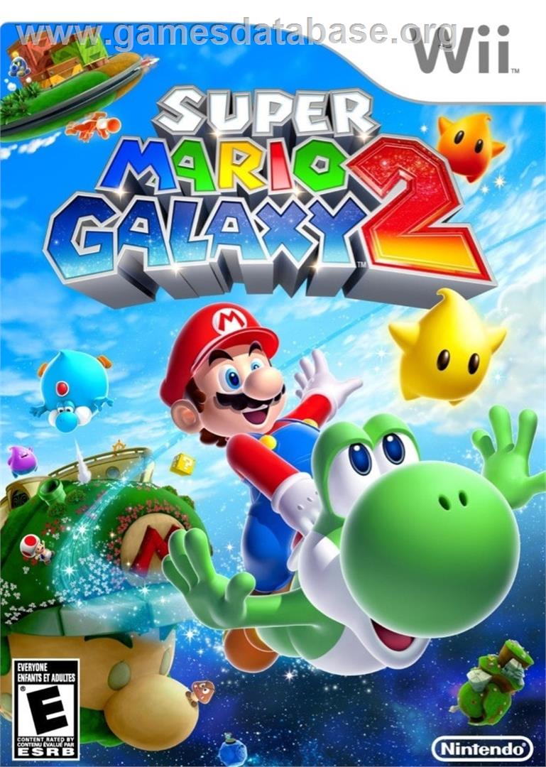 Super Mario Galaxy 2 - Nintendo Wii - Artwork - Box