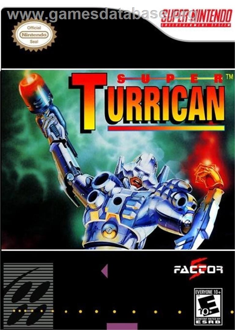 Super Turrican (SNES) - Nintendo Wii - Artwork - Box
