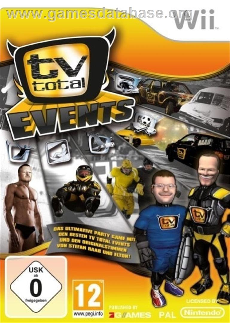 TV Total Events - Nintendo Wii - Artwork - Box