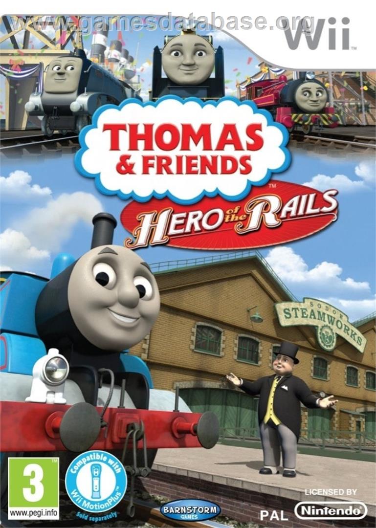 Thomas & Friends: Hero of the Rails - Nintendo Wii - Artwork - Box