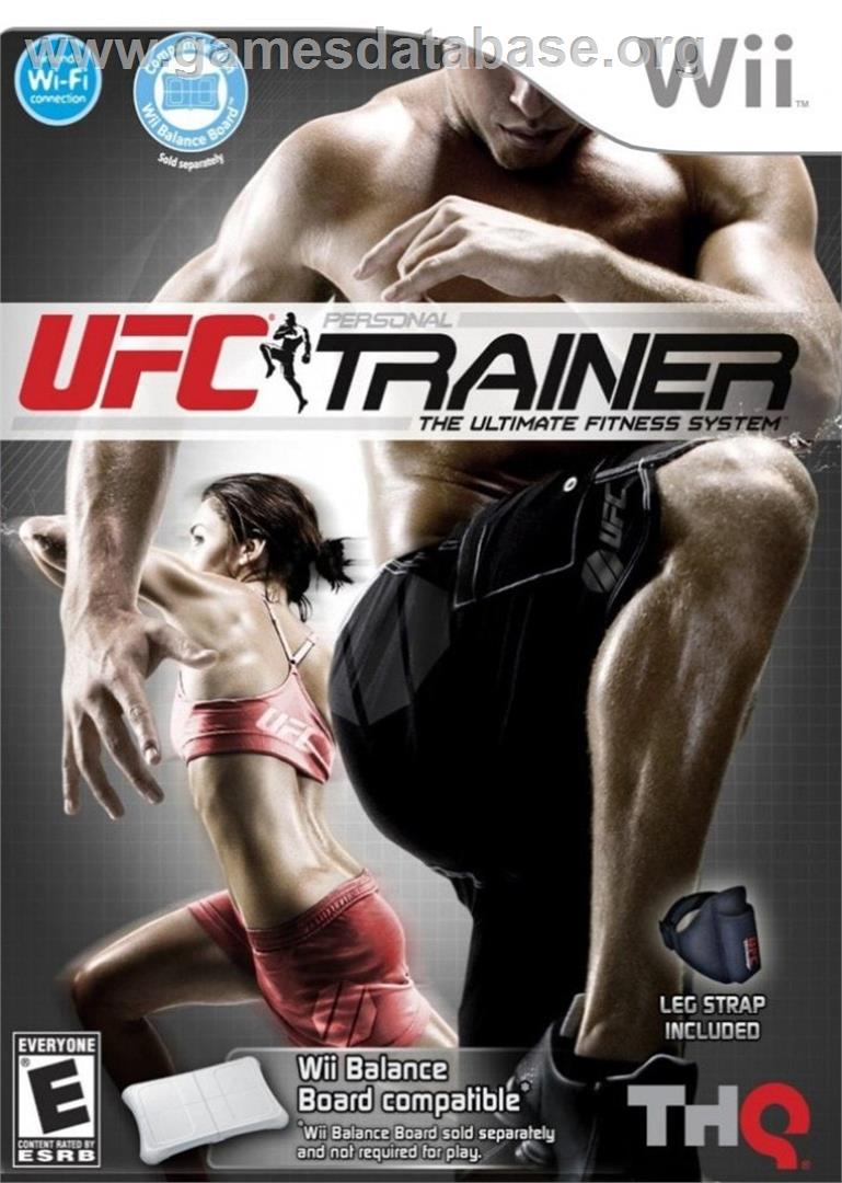 Ufc Personal Trainer - The Ultimate Fitness System - Nintendo Wii - Artwork - Box