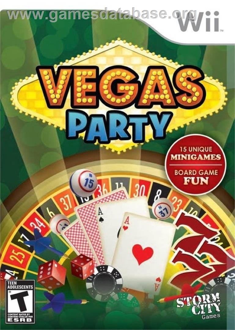 Vegas Party - Nintendo Wii - Artwork - Box