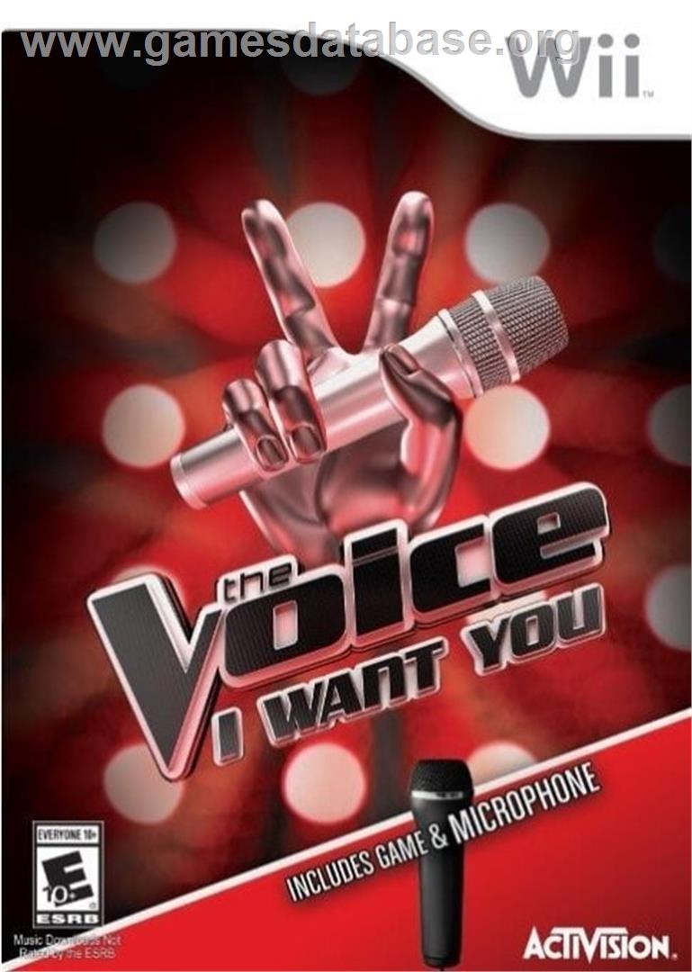 Voice - I Want You, The - Nintendo Wii - Artwork - Box