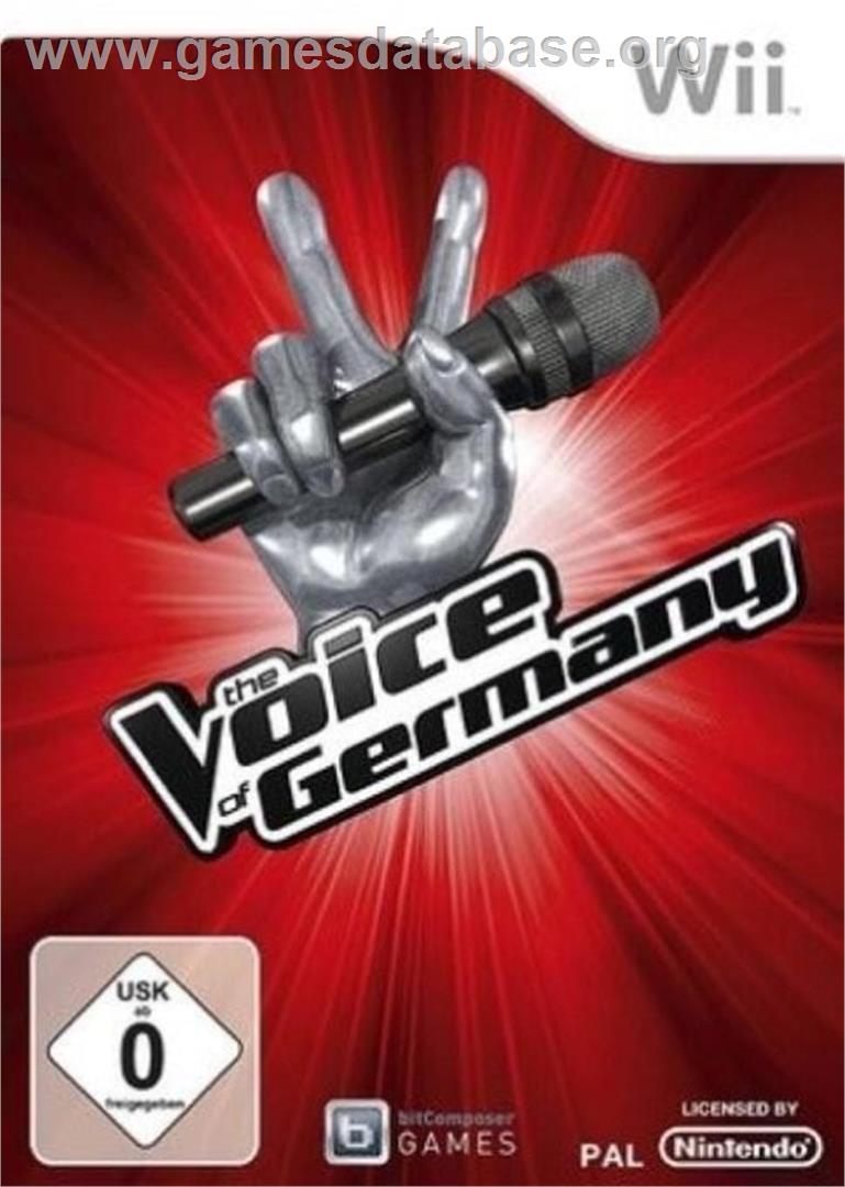Voice of Germany, The - Nintendo Wii - Artwork - Box