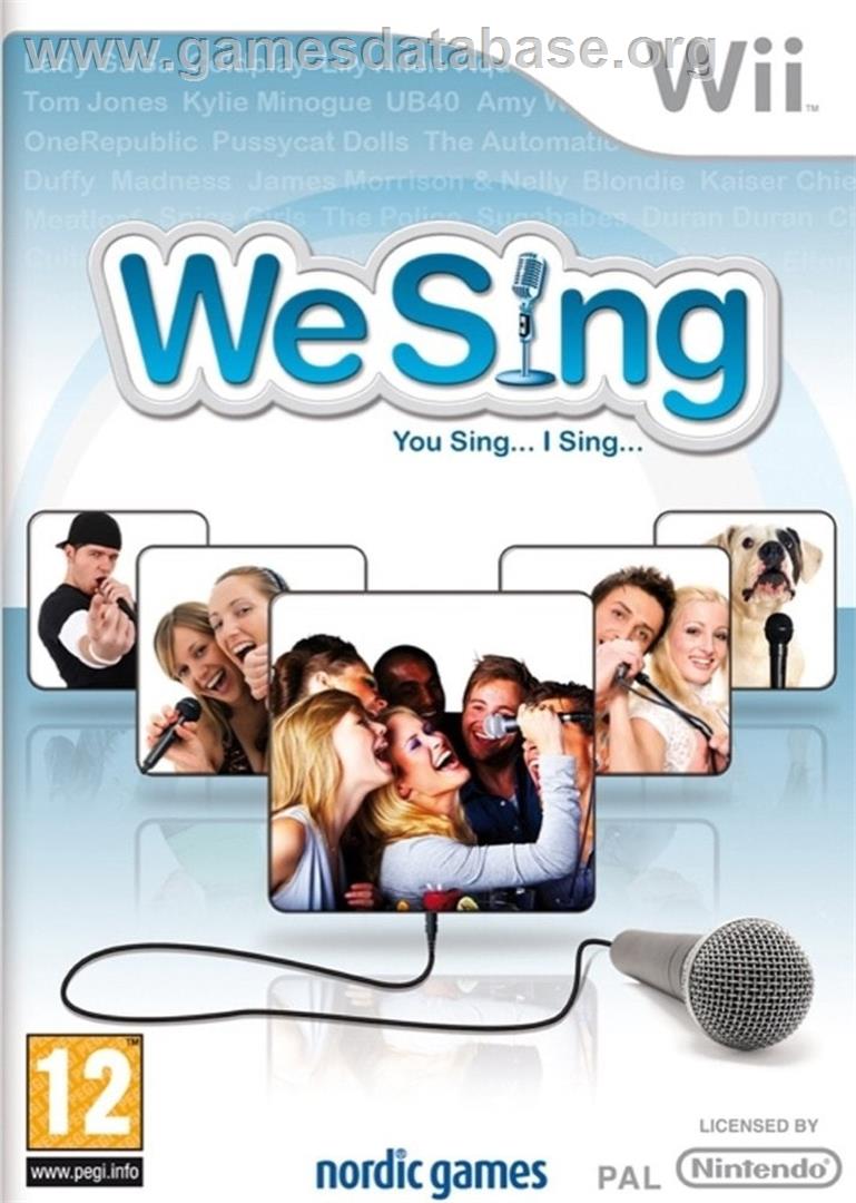 We Sing - Nintendo Wii - Artwork - Box