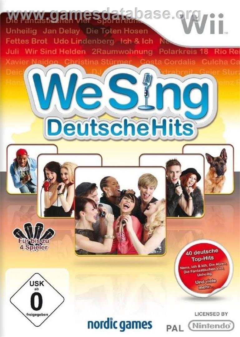 We Sing Deutsche Hits - Nintendo Wii - Artwork - Box