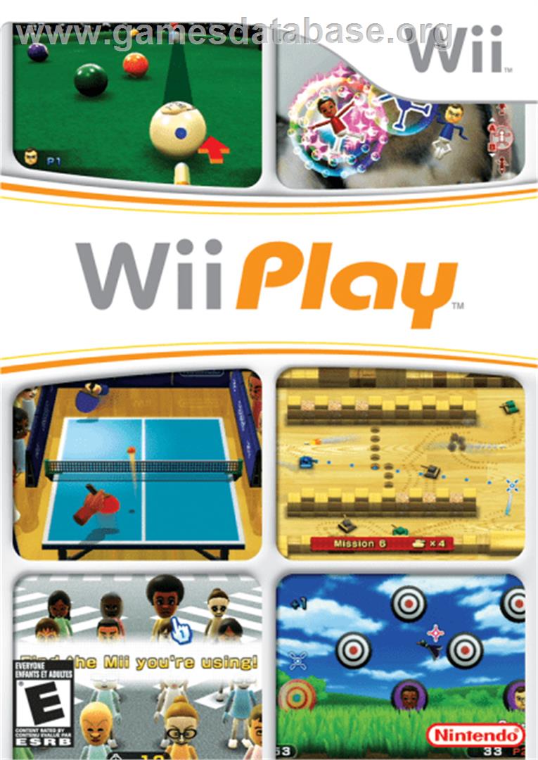 Wii Play - Nintendo Wii - Artwork - Box