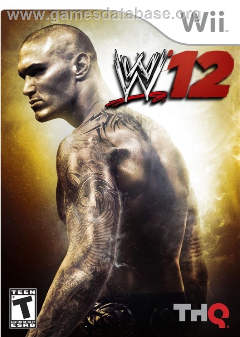 Wwe'12 - Nintendo Wii - Artwork - Box