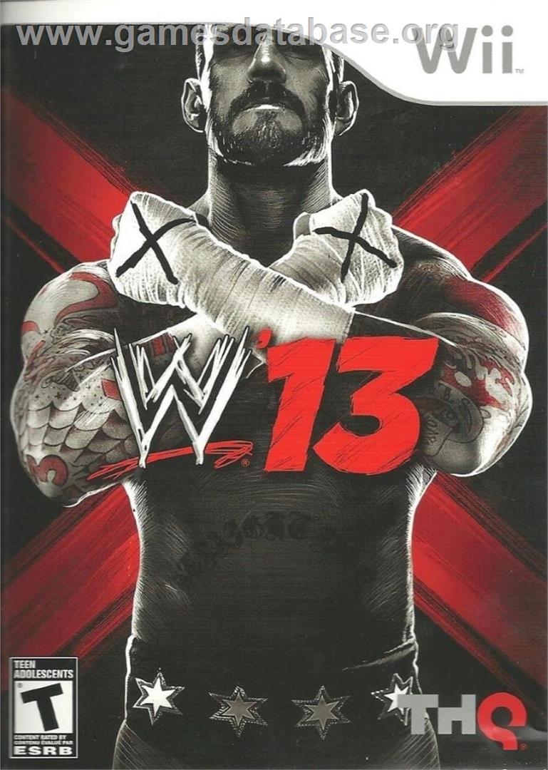 Wwe'13 - Nintendo Wii - Artwork - Box