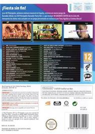 Box back cover for 40 Principales, Los - Karaoke Party Vol. 2 on the Nintendo Wii.