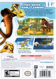 Box back cover for Age De Glace 2, L' on the Nintendo Wii.