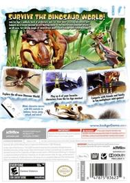 Box back cover for Age De Glace 3 - Le Temps Des Dinosaures, L' on the Nintendo Wii.