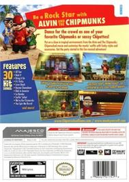 Box back cover for Alvin Et Les Chipmunks 3 on the Nintendo Wii.